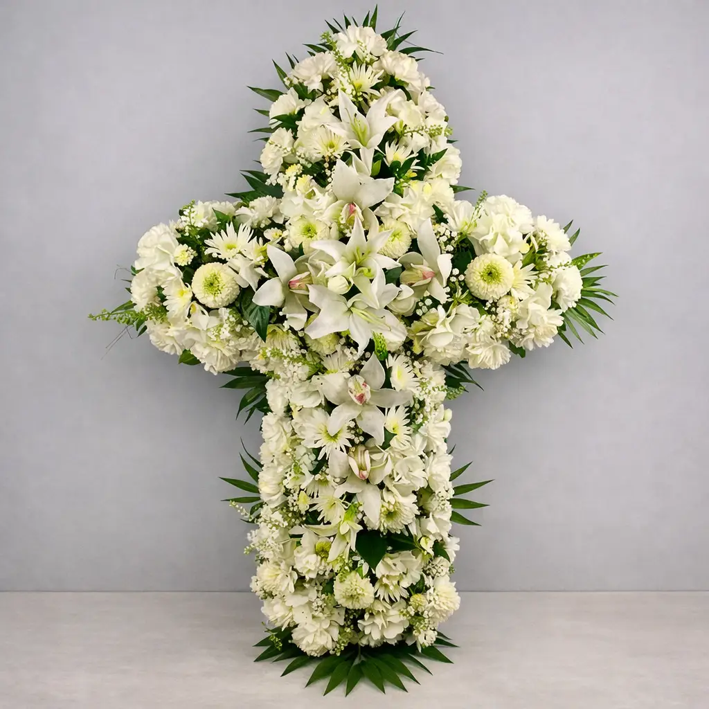 Cruz de Flores Funeraria en Pamplona