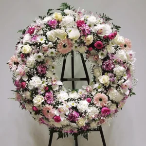 Corona diseño actual nº2 funerario en Pamplona