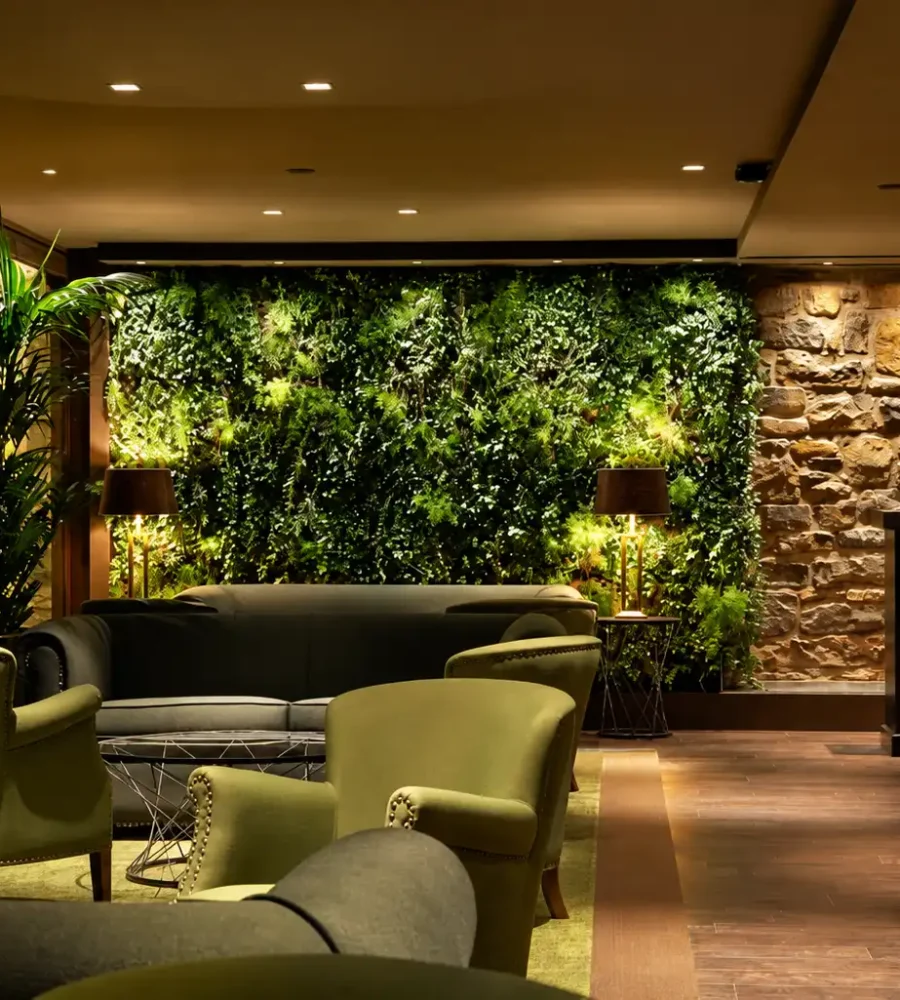 jardin vertical para restaurantes en pamplona